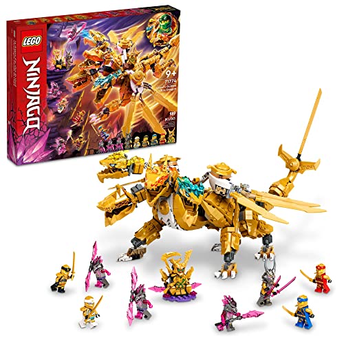 LEGO NINJAGO Lloyd's Golden Ultra Dragon 71774 Ninja Bauspielzeug-Set für Jungen, Mädchen und Kinder ab 9 Jahren (989 Teile) von LEGO