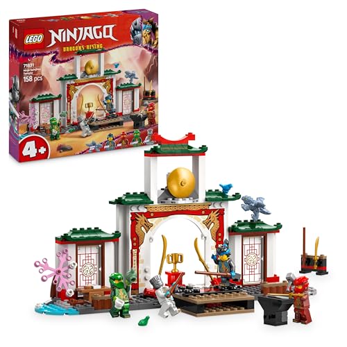 LEGO NINJAGO Spinjitzu-Tempel der Ninja - Spielset mit 4 Minifiguren und 1 Drachen Figur - Bauset - Weihnachts- oder Geburtstagsgeschenk für Jungen und Mädchen ab 4 Jahren 71831 von LEGO