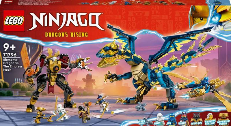 LEGO Ninjago 71796 Kaiserliches Mech-Duell Gegen Den Elementardrachen von LEGO