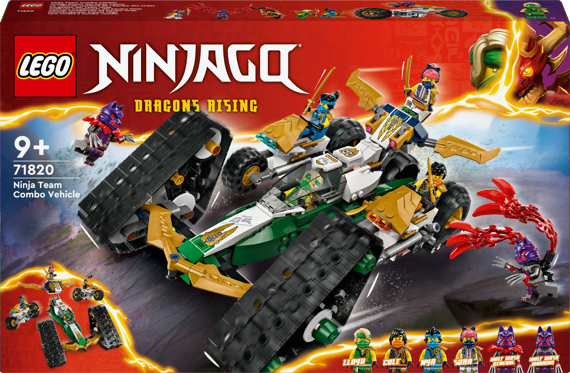 LEGO Ninjago 71820 Kombi-Raupe des Ninja-Teams von LEGO