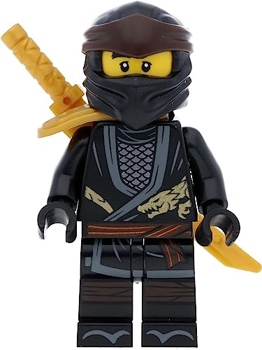 LEGO Ninjago Minifigur Cole (Legacy) mit Schulterrüstung und Waffen von LEGO