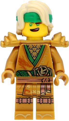 LEGO Ninjago Minifigur Goldener Lloyd (2021 Edition) mit Schulterrüstung und Schwertern von LEGO