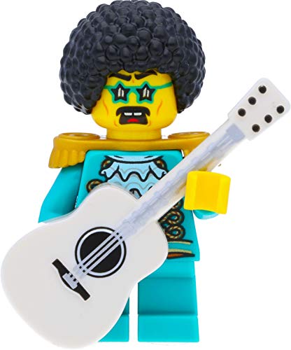 LEGO Ninjago Minifigur Jacob Pevsner (Elementarmeister des Klangs) mit Gitarre von LEGO