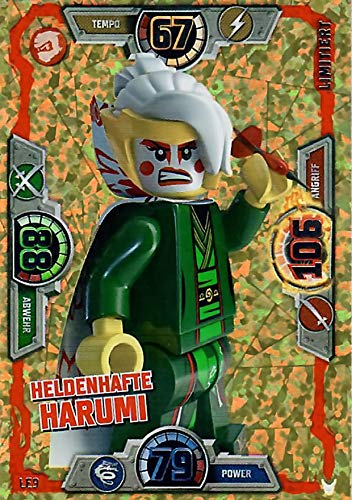 LEGO Ninjago Trading Card Game Serie 3 Limitierte Karte (LE9 Heldenhafte Harumi) von LEGO