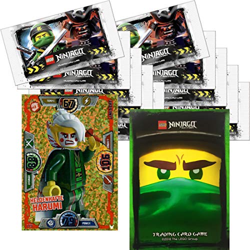 LEGO Ninjago Trading Card Game Serie 3: 50 Karten + 5 Sticker + Limitierte Bonus Karte (LE9 Heldenhafte Harumi) von LEGO