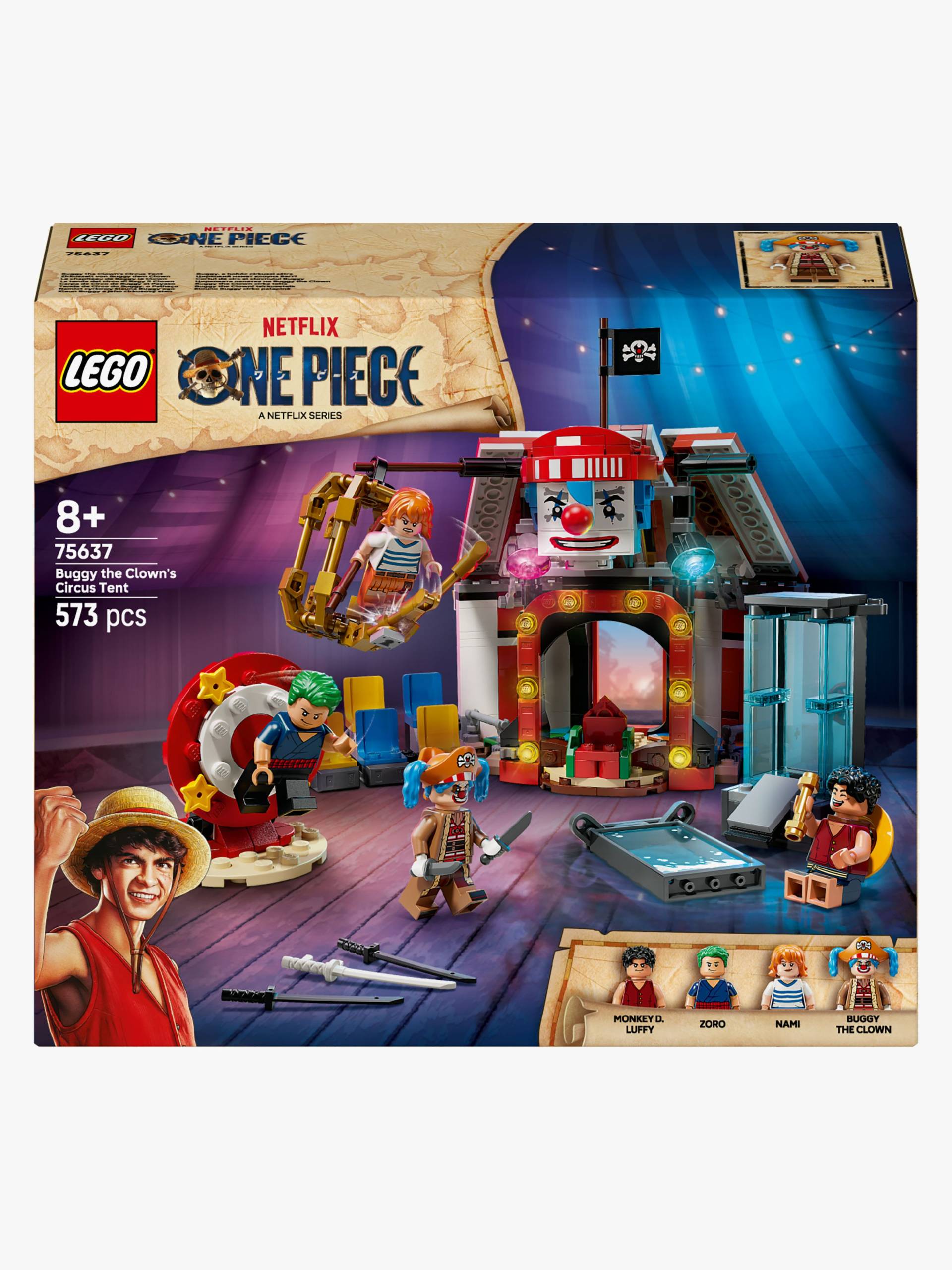 LEGO ONE PIECE 75637 Zirkuszelt von Buggy dem Clown LEGO ONE PIECE 75637 Zirkuszelt von Buggy dem Clown von LEGO