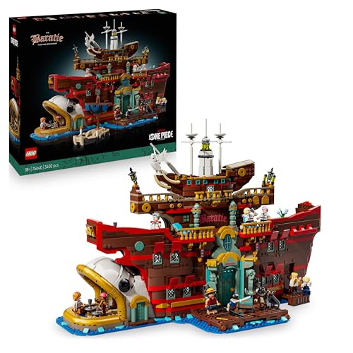 LEGO ONE Piece - Das Baratie schwimmende Restaurant - Spielzeug für Erwachsene mit detailliertem Innenraum & 10 Minifiguren - inkl. Ruffy, Nami & Sanji -Modellbau - Anime Geschenk für Fans - 75640 LEGO ONE Piece - Das Baratie schwimmende Restaurant - Spielzeug für Erwachsene mit detailliertem Innenraum & 10 Minifiguren - inkl. Ruffy, Nami & Sanji -Modellbau - Anime Geschenk für Fans - 75640 von LEGO
