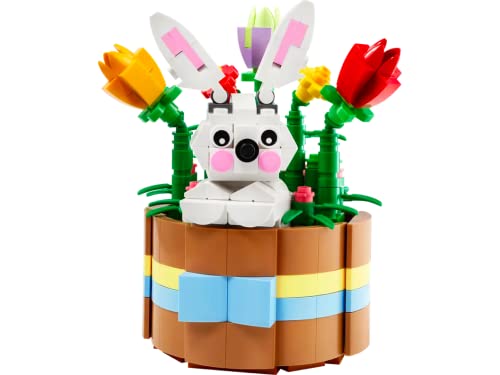 LEGO Osterkorb 40587 - Limited Edition, Osterhase als ideales Ostergeschenk für Kinder, Baustein-Konstruktionsspielzeug, Osterdeko zum Basteln von LEGO