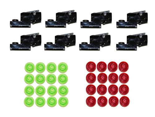 LEGO Parts and Pieces: Black Stud Shooter Blaster Plate with Ammo x8 von LEGO