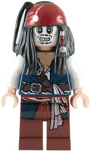 LEGO Piraten der Karibik: Minifigur Kapitän Jack Sparrow (Skeleton) von LEGO