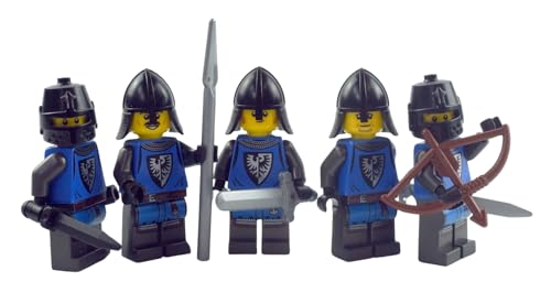 Lego® Ritter Minifiguren – 5 Falkenritter Battle Pack – Falcon Knights Schwarz – Ideale Ergänzung für Lego® Mittelalter von LEGO