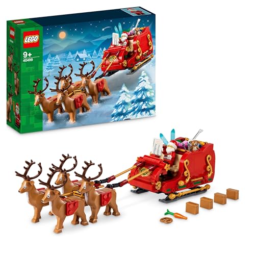 LEGO Schlitten des Weihnachtsmanns, BAU- und Spielset für Kinder mit Minifigur und Rentieren, Geschenk zu Weihnachten für Jungen und Mädchen, kleines Geschenk zu Weihnachten, Weihnachtsschmuck 40499 von LEGO