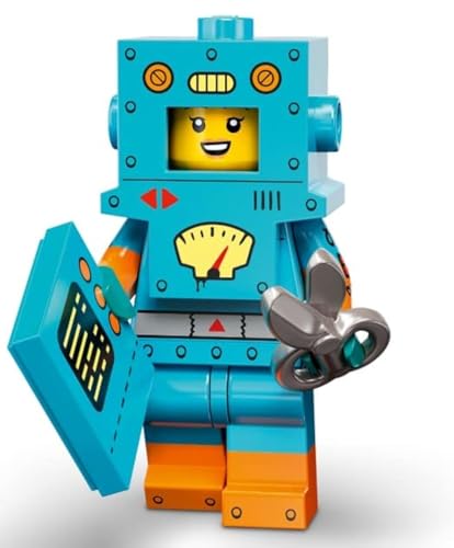 FCP Lego 71034 Minifigures Serie 23, Beutelset in limitierter Auflage 2022, Kollektion mit 1 von 12 Wählen Sie Ihren Charakter (Roboter Karton) von LEGO