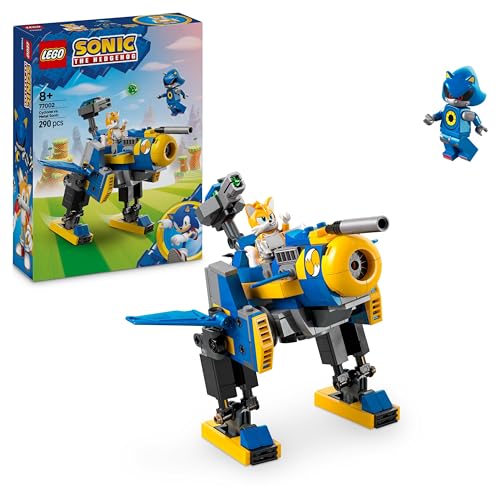 LEGO Sonic The Hedgehog Cyclone vs. Metal Sonic - Spielzeug Mechs zum Sammeln mit 2 Videospiel Minifiguren - Geschenkidee für Jungen und Mädchen ab 8 Jahren & Teenager Gaming Fans 77002 von LEGO