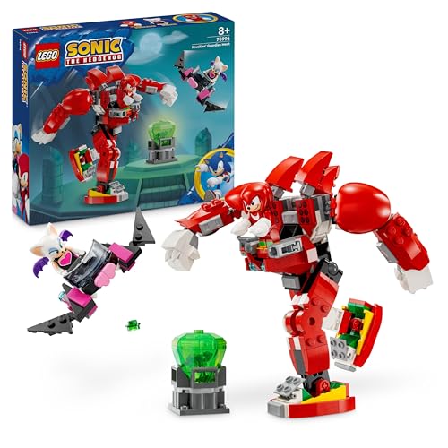 LEGO Sonic The Hedgehog Knuckles‘ Wächter-Mech, Actionfigur-Spielzeug für Jungen und Mädchen ab 8 Jahren, mit Master Emerald und weiteren Figuren aus dem Videospiel, Geschenk-Idee für Kinder 76996 von LEGO