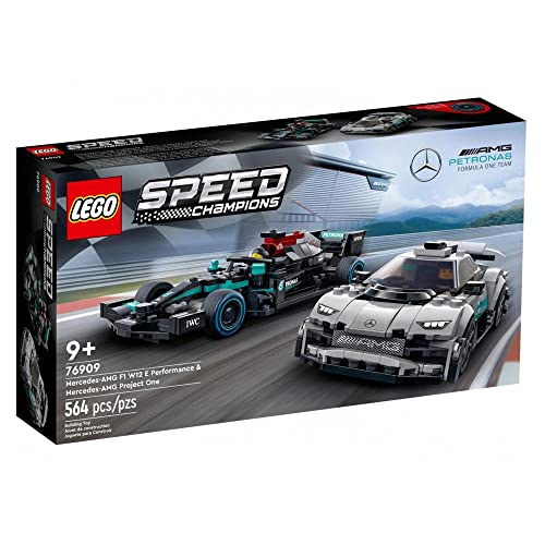 LEGO Speed Champions - 76909 Mercedes-AMG F1 W12 E Performance & Mercedes-AMG Project One von LEGO