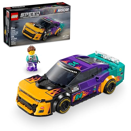 LEGO Speed Champions 76935 NASCAR Next Gen Chevrolet Camaro ZL1 Modell-Rennwagen Bauset NASCAR Sammlerstück Rennspielzeug für Kinder ab 9 Jahren von LEGO