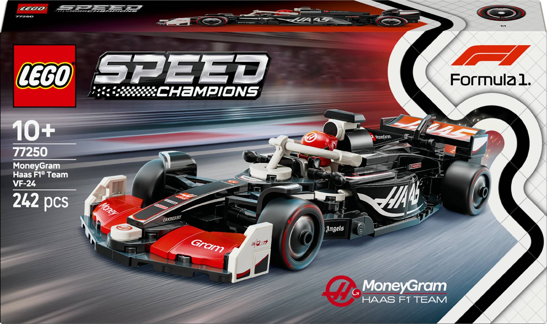 LEGO Speed Champions 77250 MoneyGram Haas F1 Team VF-24 Rennauto von LEGO