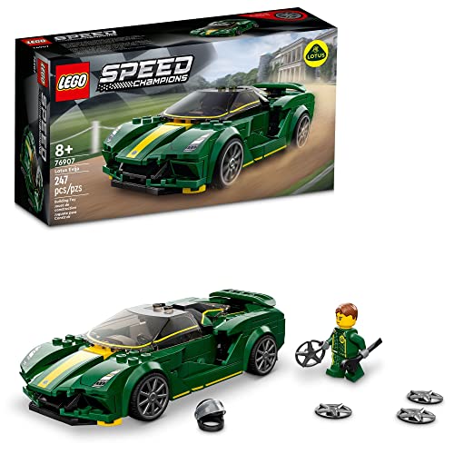 LEGO Speed Champions Lotus Evija 76907 Car Model Building Kit; Cool Toy Hypercar for Kids and Car Fans Aged 8+ (247 Pieces) von LEGO
