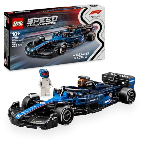 LEGO Speed Champions Williams Racing FW46 F1 Rennauto - Spielzeug mit Formel 1 Minifigur zum Sammeln - Geschenk für Jungen & Mädchen ab 10 Jahren und Erwachsene Motorsport Fans 77249 von LEGO