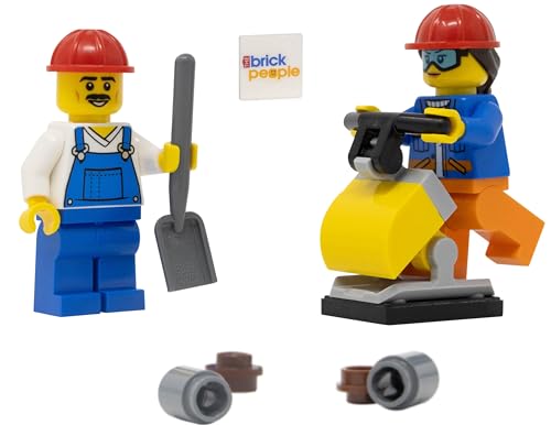 LEGO Stadt: Baumeister Team mit Tamper und Werkzeugen Minifiguren von LEGO