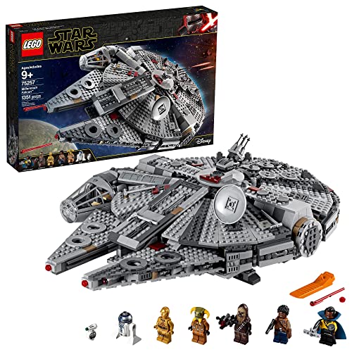 LEGO Star Wars 75257 Millennium Falcon Bauspielzeug-Set für Kinder, Jungen und Mädchen ab 9 Jahren, 1353 Teile von LEGO