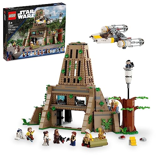 LEGO Star Wars 75365 A New Hope Yavin 4 Rebellenbasis, Star Wars Spielset mit Kommandoraum, Medaillenzeremoniebühne, Y-Wing Starfighter, 12 Star Wars Figuren und mehr, lustiges Geschenk für Kinder ab von LEGO