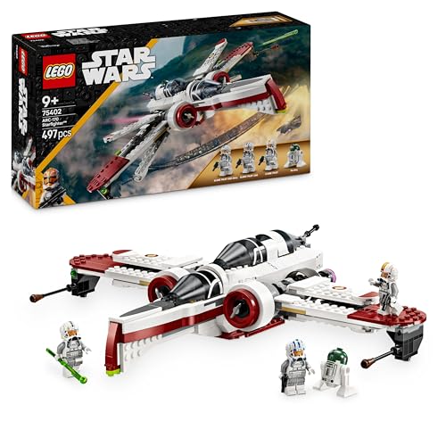 LEGO Star Wars 75402 ARC-170 Starfighter Spielzeug mit 4 Minifiguren inkl. Klon-Piloten und R4-P44 Droide, Sammlerstück, Geschenk für Fans von Die Rache der Sith und Jungen und Mädchen ab 9 Jahren von LEGO