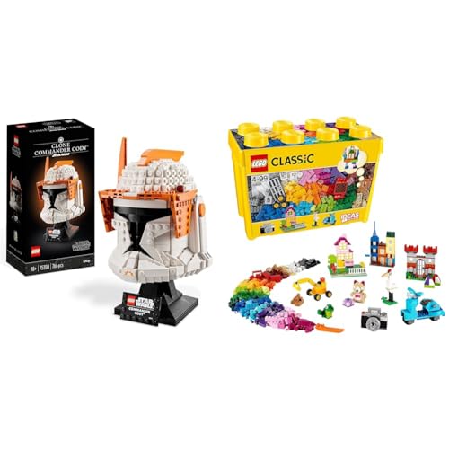 LEGO Star Wars Clone Commander Cody Helm Set für Erwachsene & Classic Große Bausteine-Box, Konstruktionsspielzeug für Mädchen und Jungen von LEGO