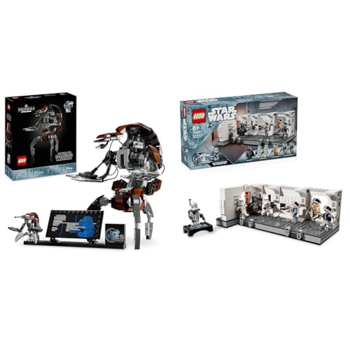 LEGO Star Wars Droideka Set, Droiden-Modellbausatz für Erwachsene & Star Wars Das Entern der Tantive IV, Bauspielzeug zum Film Eine Neue Hoffnung von LEGO