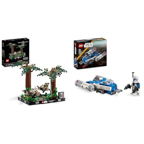 LEGO Star Wars Endor Speeder Chase Diorama-Set 75353 + Captain Rex Y-Wing Microfighter 75391, Geschenk für Männer und Frauen, Jungen und Mädchen, Fantasy-Geschenkidee für Kinder von LEGO