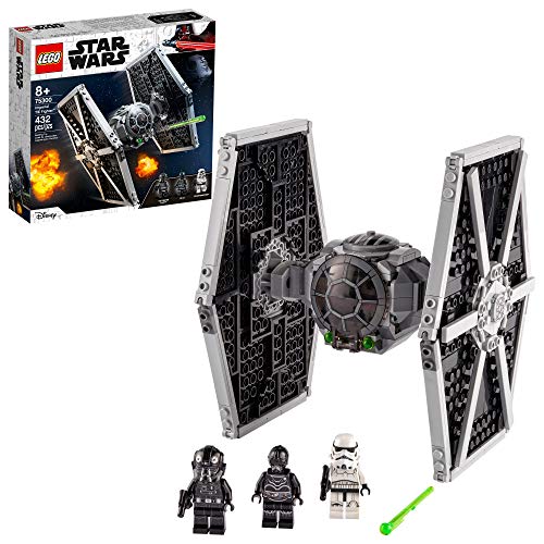 LEGO 75300 Star Wars Imperial TIE Fighter Spielzeug mit Sturmtruppler und Piloten als Minifiguren aus der Skywalker Saga von LEGO