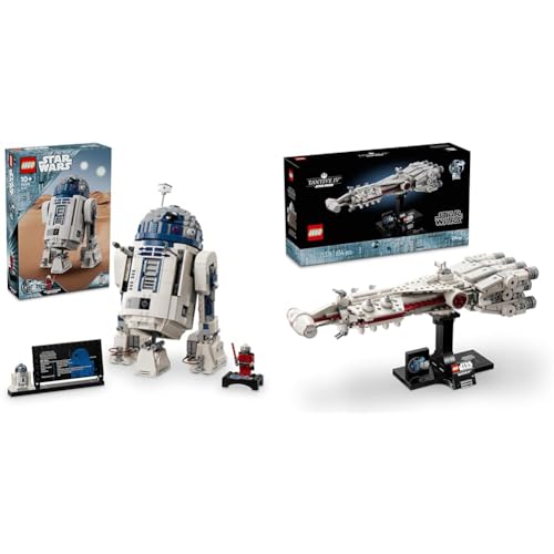LEGO Star Wars R2-D2, Modell-Set für Kinder, Jungen & Mädchen & Star Wars: Tantive IV, Modell eines Sternenschiffs aus Star Wars LEGO Star Wars R2-D2, Modell-Set für Kinder, Jungen & Mädchen & Star Wars: Tantive IV, Modell eines Sternenschiffs aus Star Wars von LEGO