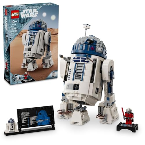 LEGO Star Wars R2-D2 Brick Built Droid Figure, Collectible May The 4th Toy with Exclusive 25th Anniversary Minifigure Darth Malak, Star Wars Gift Idea for Kids or Fans Ages 10 and Up, 75379 von LEGO