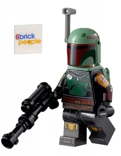 LEGO Star Wars The Book of Boba Fett Minifigur: Boba Fett mit Beskar Rüstung, Blaster und Jet Pack von LEGO