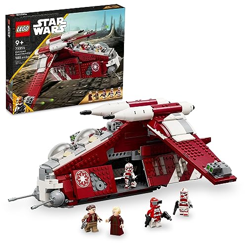 Lego Star Wars - The Clone Wars Coruscant Guard Gunship 75354 - Star Wars Spielzeug zum Zusammenbauen für 9 Jährige, Geschenkidee für Fans inklusive Kanzler Palpatine, Padme und 3 Clone Trooper von LEGO