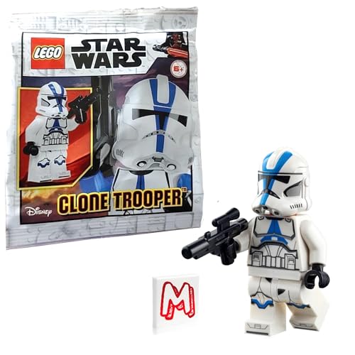 LEGO Star Wars The Clone Wars Minifigure - 501st Legion Clone Trooper with Blaster (75280) von LEGO