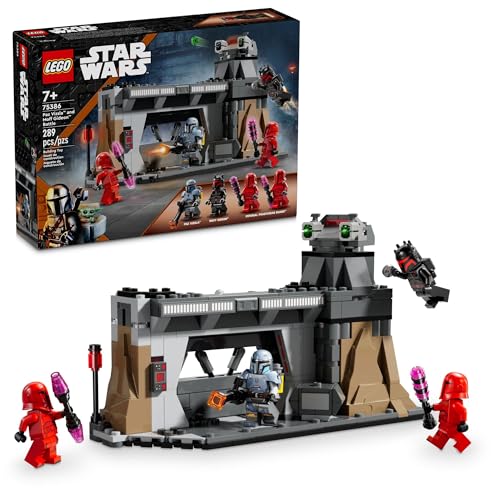 LEGO Star Wars - The Mandalorian Paz Vizsla and Moff Gideon Battle, Fun Building Set for Kids, Collectible Star Wars Toy with 4 Minifigures, Star Wars Birthday Gift for 7 Year Old Boys and Girls, von LEGO