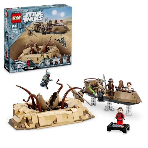 LEGO Star Wars: Die Rückkehr der Jedi-Ritter Wüsten-Skiff und Sarlacc-Grube, Fantasy-Set zum Sammeln und Bauen, Bauspielzeug, Geschenk für Jungen, Mädchen und alle Fans 75396 von LEGO