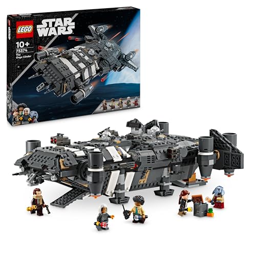 LEGO Star Wars: Skeleton Crew Die Onyx Cinder, Spielzeug-Sternenschiff zum Bauen und Sammeln für Jungen und Mädchen mit 5 Charakteren, Geschenkidee für Fans ab 10 Jahren 75374 von LEGO