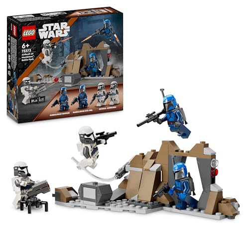 LEGO Star Wars: The Mandalorian Hinterhalt auf Mandalore Battle Pack, Abenteuer-Bauspielzeug für Kinder, Action-Spielset zum Sammeln, Geschenkidee für Jungen und Mädchen 75373 von LEGO