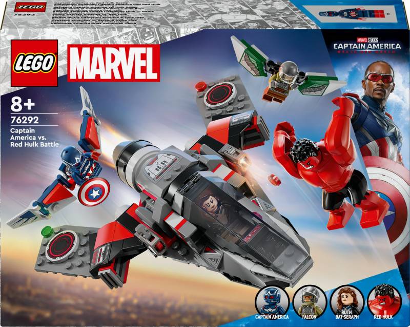 LEGO Super Heroes 76292 Showdown zwischen Captain America und Red Hulk von LEGO