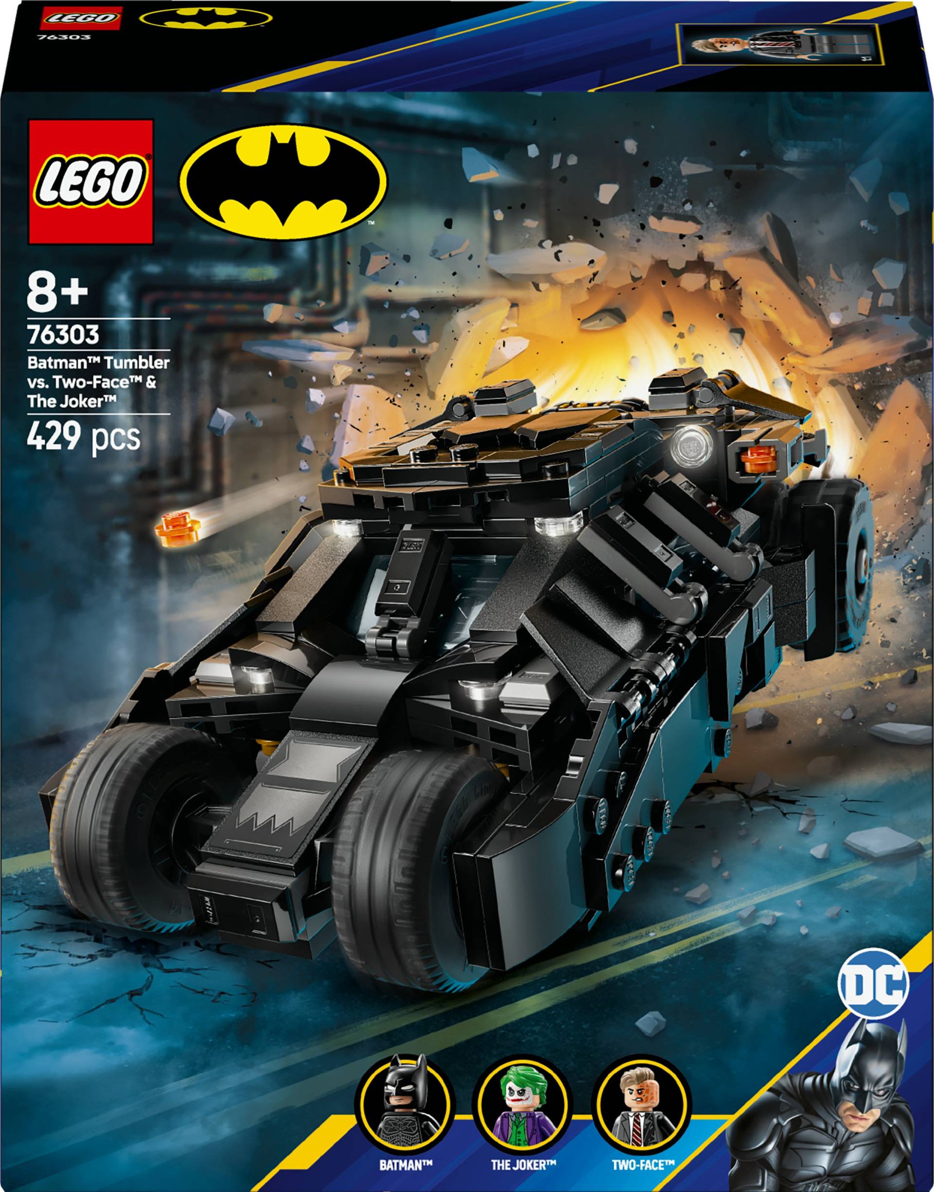 LEGO Super Heroes 76303 Batman Tumbler vs. Two-Face &  The Joker von LEGO