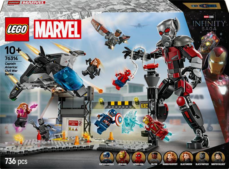 LEGO Super Heroes 76314 Captain America: Civil War Actionduell von LEGO