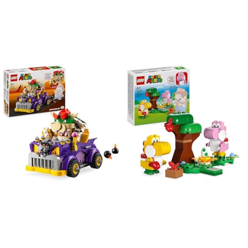 LEGO Super Mario Bowsers Monsterkarre – Erweiterungsset & Super Mario Yoshis Wilder Wald – Erweiterungsset von LEGO