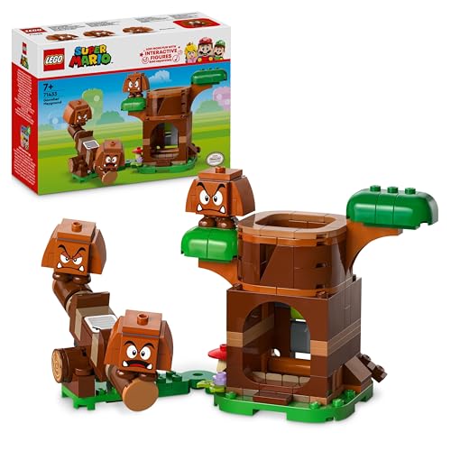 LEGO Super Mario Gumba-Spielplatz, Nintendo Sammlerstück für Kinder, Abenteuer-Spielset, baubare Wippe, 3 Figuren, Geschenk für Jungen, Mädchen und alle Fans ab 7 Jahren 71433 von LEGO