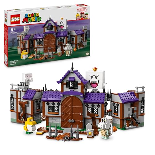 LEGO Super Mario König Buu Huus Spukhaus, Spielzeuggeisterhaus für Kinder, Nintendo Set zum Sammeln, mit Baby Yoshi, Geschenk für Jungen, Mädchen und Gamer ab 8 Jahren 71436 von LEGO