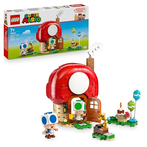 LEGO Super Mario Party bei Toads Haus - Interaktives Set mit 2 Figuren, Küche, Schlafzimmer & Picknicktisch - Kinder Spielset zum Bauen - Gamer Geschenk für Jungen & Mädchen ab 7 Jahren - 72041 LEGO Super Mario Party bei Toads Haus - Interaktives Set mit 2 Figuren, Küche, Schlafzimmer & Picknicktisch - Kinder Spielset zum Bauen - Gamer Geschenk für Jungen & Mädchen ab 7 Jahren - 72041 von LEGO