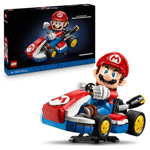 LEGO Super Mario: Mario Kart: Mario & Standard-Kart – Nintendo Figur und baubares Auto für Gaming-Fans – Sammlerstück für Erwachsene Gamer und Fans von Videospielen 72037 LEGO Super Mario: Mario Kart: Mario & Standard-Kart – Nintendo Figur und baubares Auto für Gaming-Fans – Sammlerstück für Erwachsene Gamer und Fans von Videospielen 72037 von LEGO