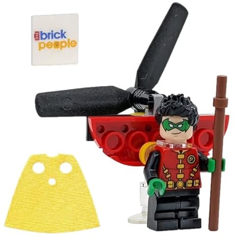 LEGO Superhelden Batman: DC Comics Robin mit Jetpack und gelbem Umhang von LEGO